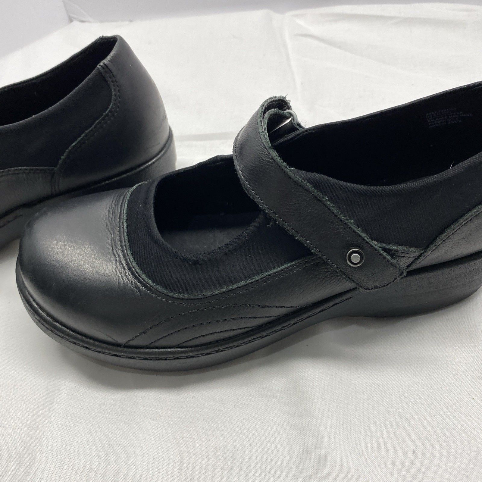 Abeo 24/7 Brea Black Leather Mary Jane Comfort Shoes Women's Size 8 M Euc — image 3 of 8